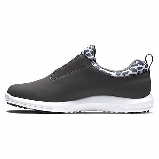 Women's Footjoy Leisure Spikeless Golf Shoes Black NZ-174218